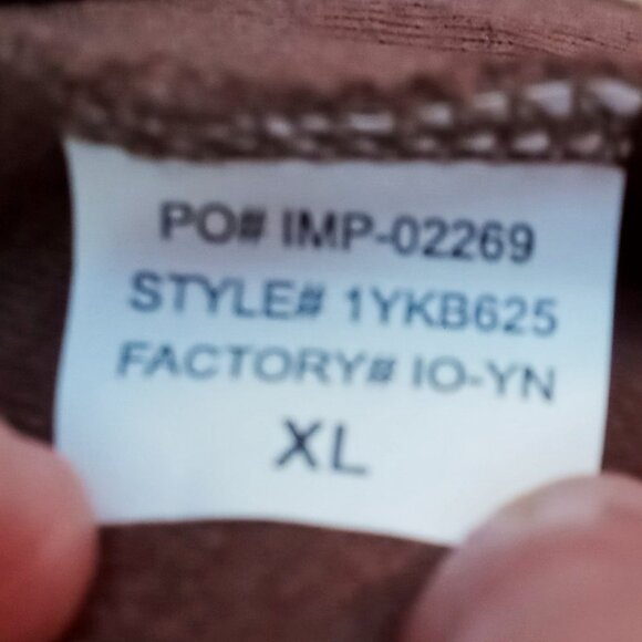 Cool Shimmery Maurice’s Copper Gold Sequins Rock-n-Roll Brown Short Sleeve Top - Picture 16 of 16